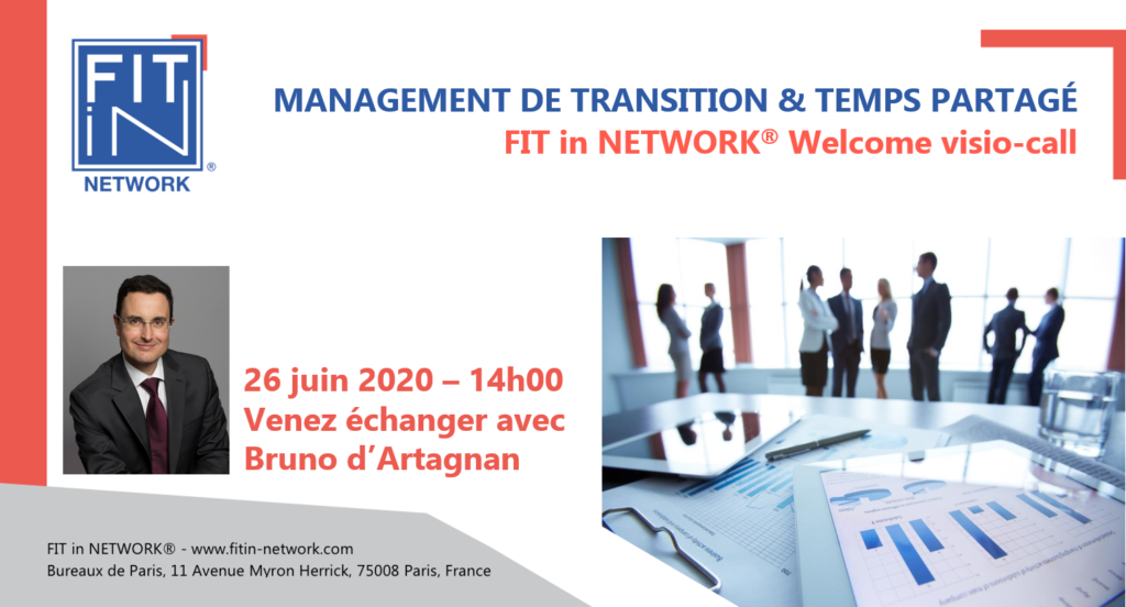 FIT in NETWORK® Welcome Visio-Call le 26 JUIN 2020 à 14h00