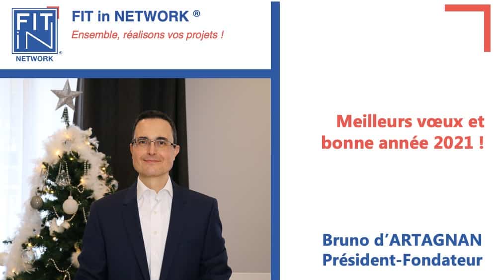 FIT in NETWORK® : bonnes fêtes et tous nos meilleurs vœux aux entreprises pour 2021 !