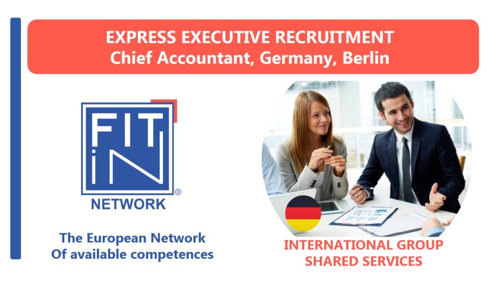 FIT in NETWORK® – Express Executive Recruitment Chief Accountant, Berlin