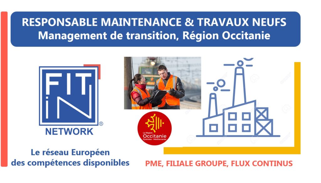 RESPONSABLE MAINTENANCE & TRAVAUX NEUFS