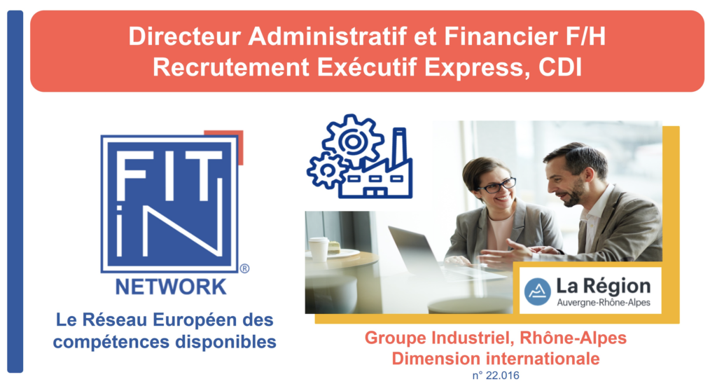 Directeur Administratif & Financier H/F
