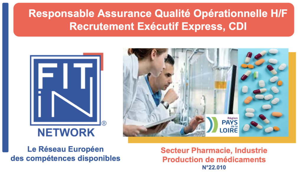 RESPONSABLE ASSURANCE QUALITÉ OPÉRATIONNELLE (H/F)