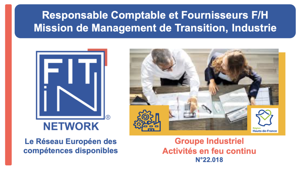 Responsable Comptable & Fournisseurs F/H