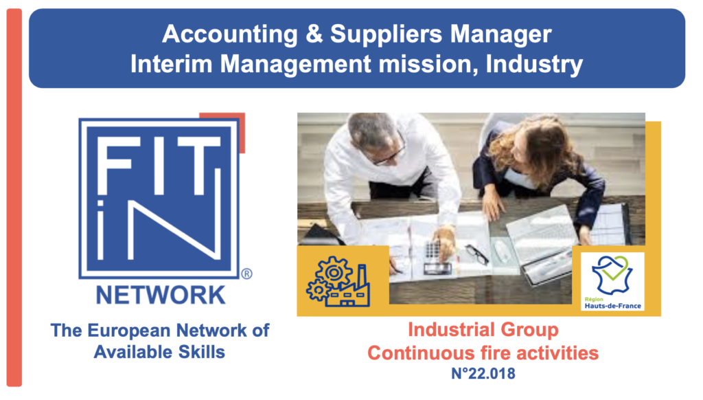 Accounting & Suppliers Manager F/H