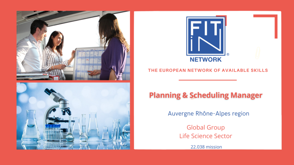 Planning & Scheduling Manager (M/F)