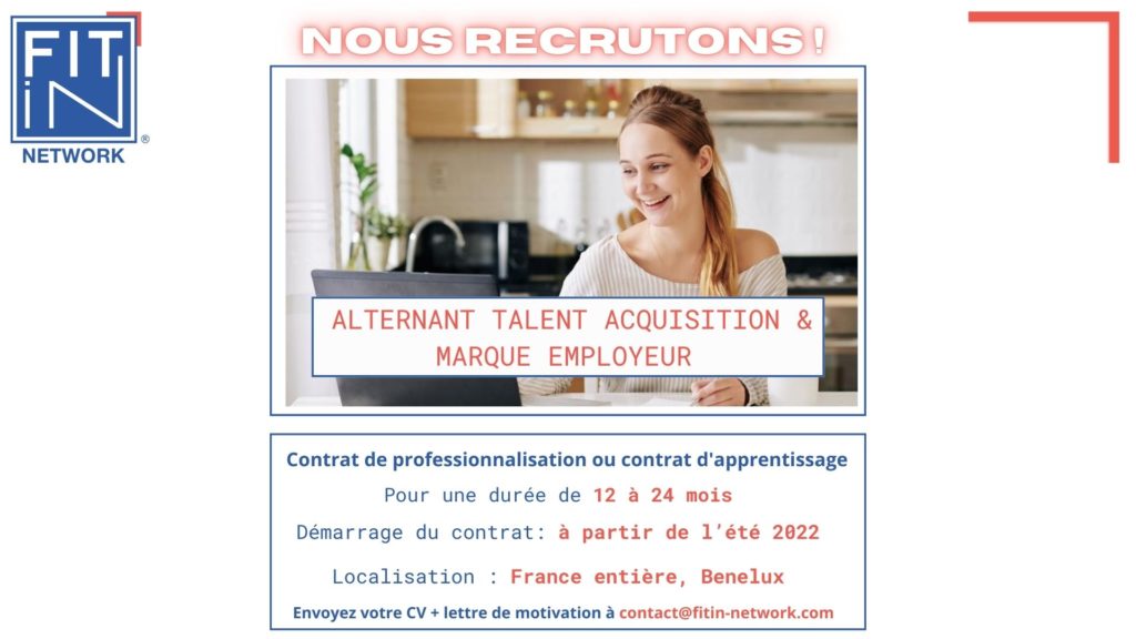 Recherche d’un(e) alternant(e) Talent acquisition & Marque employeur