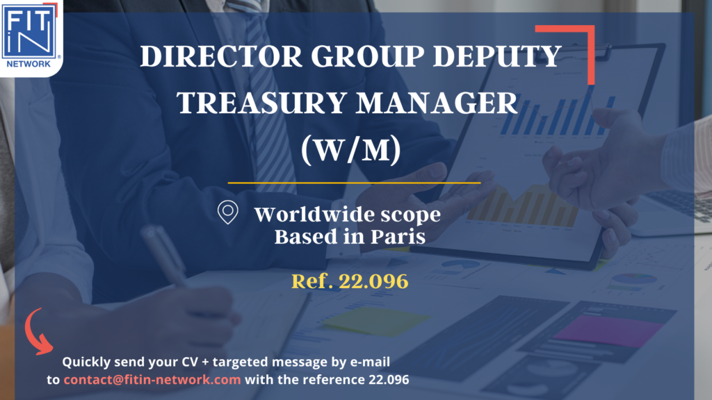 DIRECTEUR ADJOINT DE LA TRÉSORERIE DU GROUPE (F/H)