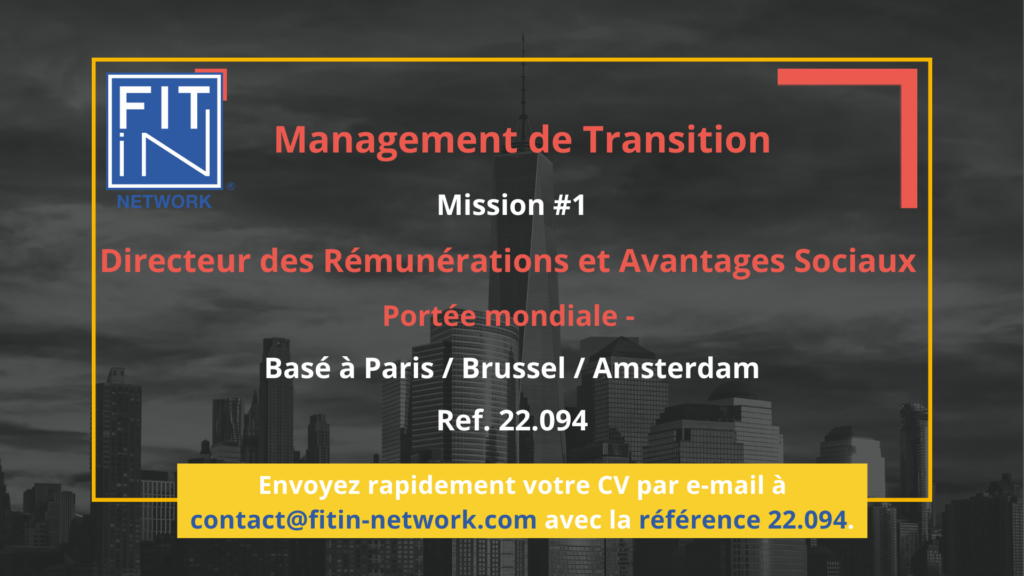 Directeur des Rémunérations et Avantages Sociaux