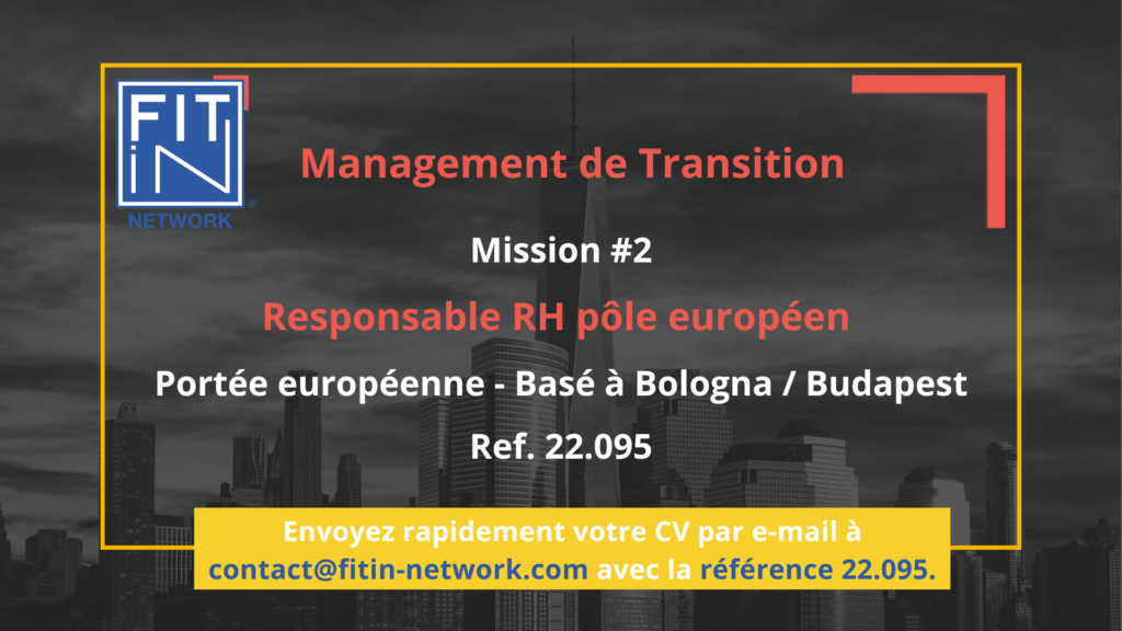 Responsable RH pôle Européen