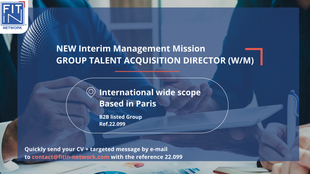 FIT in NETWORK®, Directeur de l’acquisition des talents du groupe (F/H)