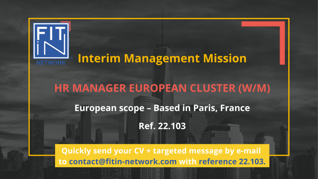 HR Manager European Cluster (W/M)
