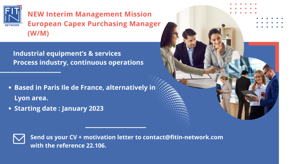 Directeur des Achats Capex européen (W/M)