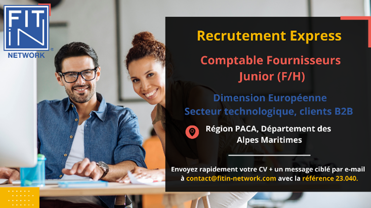 Comptable Fournisseurs Junior (F/H)