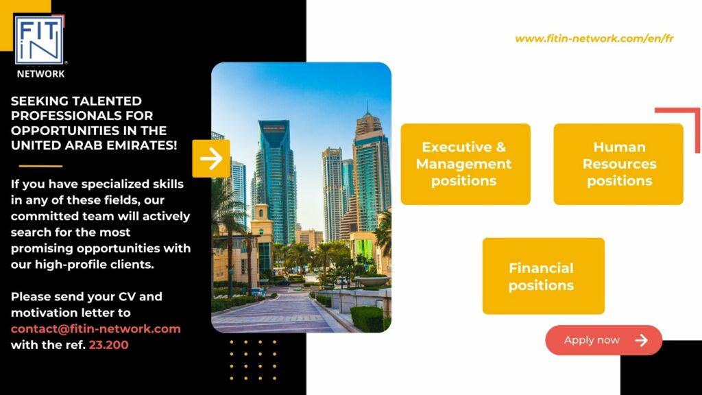 Diverses opportunités d’emploi à Dubaï et à Abu Dhabi