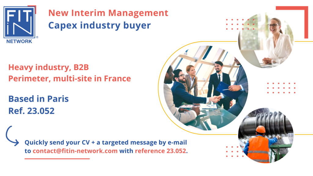 Interim Management mission – Capex industry buyer