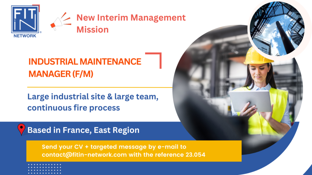 Interim Management Mission – Industrial Maintenance Manager