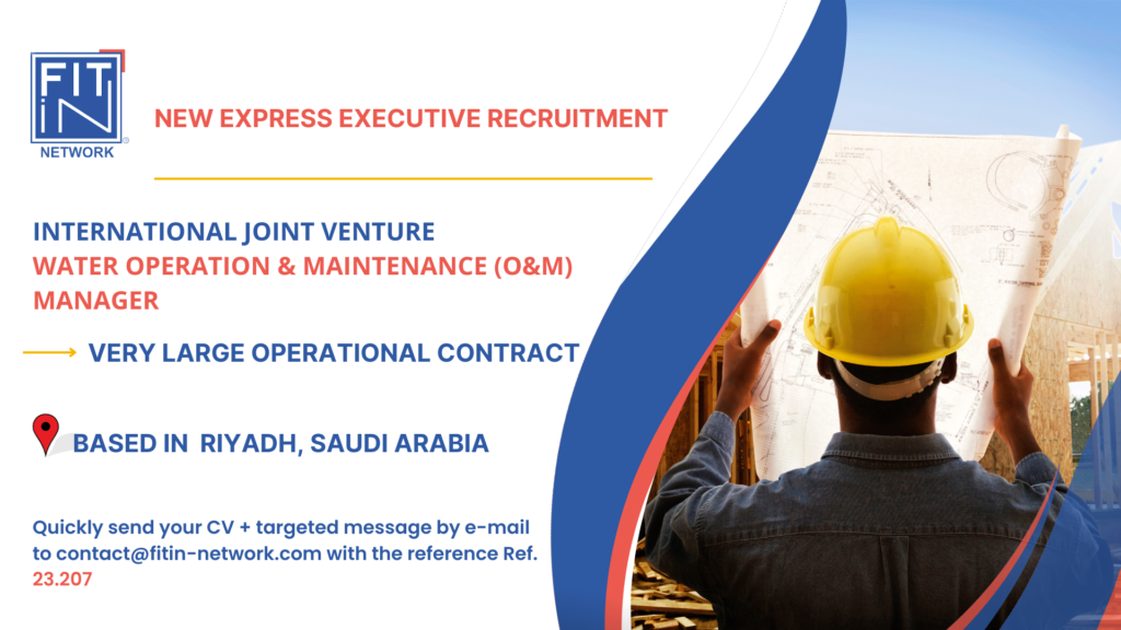 International Joint Venture WATER OPERATION & MAINTENANCE (O&M) DIRECTOR Ref. 23.207