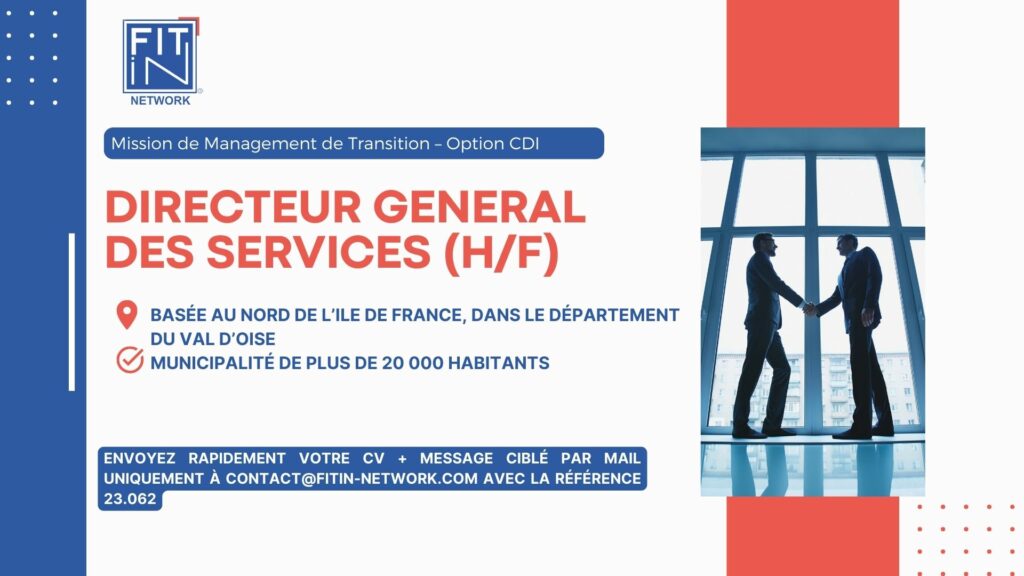 DIRECTEUR GENERAL DES SERVICES (H/F)