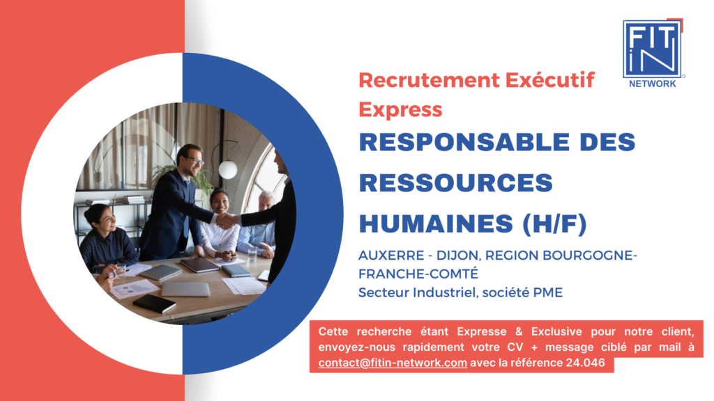 RESPONSABLE DES RESSOURCES HUMAINES (H/F)